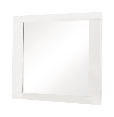Modern Felicity dresser mirror high gloss finish detail