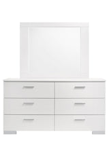 Reflected room from Felicity rectangular dresser mirror