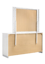 Felicity dresser mirror reflecting bedroom setup