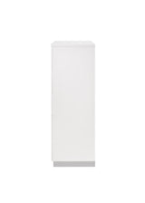 Felicity 5-Drawer Chest Glossy White drawer details
