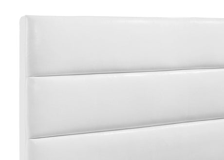 White high-gloss finish reflecting light
