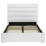 Frame and slat support of Felicity full platform bed
