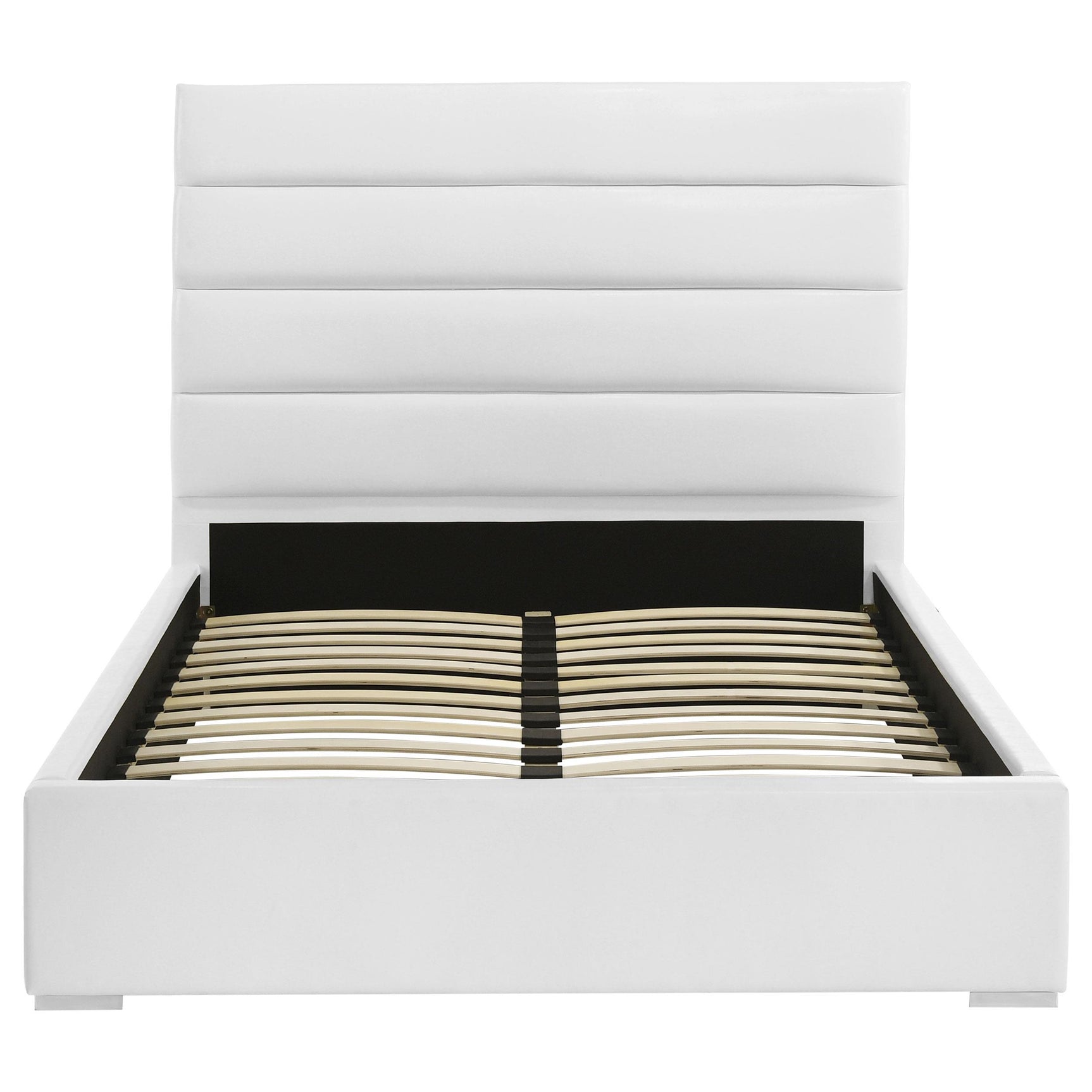 Frame and slat support of Felicity full platform bed