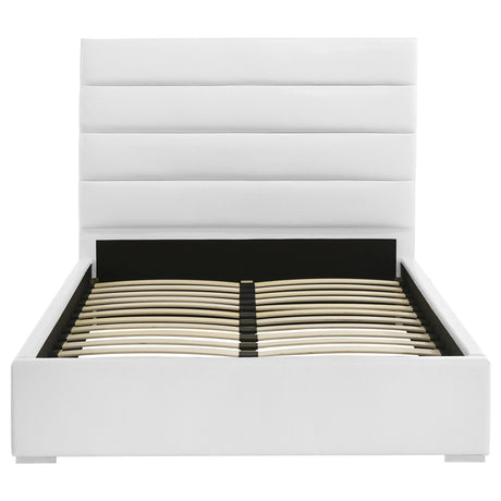 Frame and slat support of Felicity full platform bed