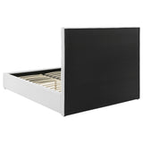 Felicity Eastern King Platform Bed showing slat support