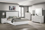 Front view of Felicity bed with mattress option