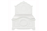 Twin size Lucida White Youth Bed with panel design