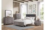 Woodrow Gray Bookcase Platform Bedroom Set