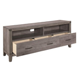 Woodrow Brownish Gray Modern Contemporary Industrial Premium Melamine Board Tv Console - Ella Furniture