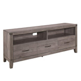 Woodrow Brownish Gray Modern Contemporary Industrial Premium Melamine Board Tv Console - Ella Furniture
