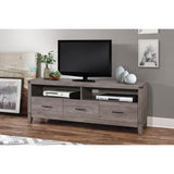 Woodrow Brownish Gray Modern Contemporary Industrial Premium Melamine Board Tv Console - Ella Furniture