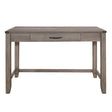 Woodrow brownish gray writing desk front view