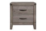 Woodrow Gray Bookcase Platform Bedroom Set