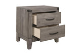 Woodrow Gray Bookcase Platform Bedroom Set