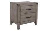 Woodrow Youth Bedroom Set side view with dresser and nightstand