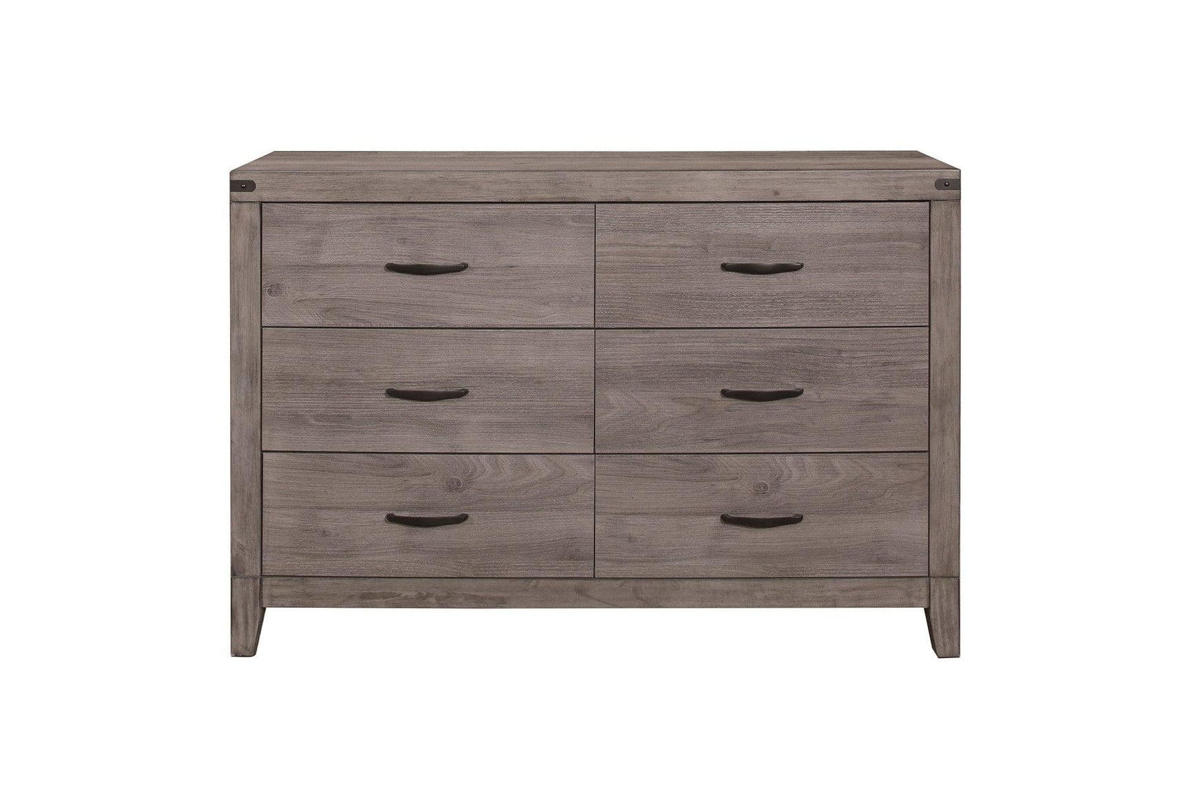 Woodrow Black Melamine Board Engineered Wood Faux Leather Upholstered Youth Panel Bedroom Set - Ella Furniture