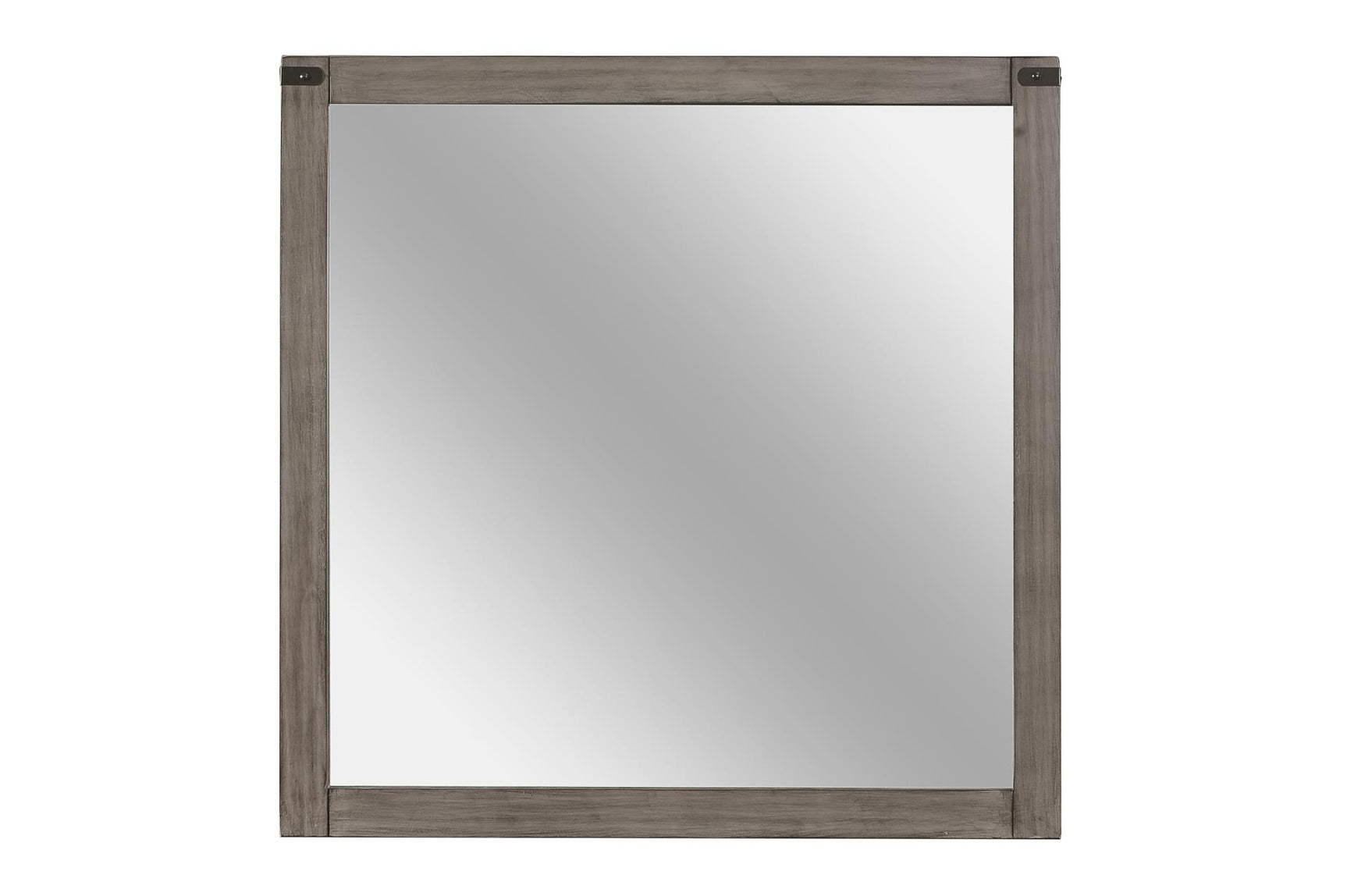Woodrow Gray Bookcase Platform Bedroom Set