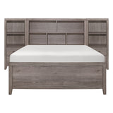 Main view of Garo Gray Wall Bedroom Set bed