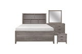 Woodrow Gray Bookcase Platform Bedroom Set