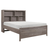 Main view of Garo Gray Wall Bedroom Set bed