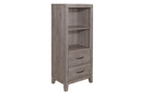 Woodrow Gray Bookcase Platform Bedroom Set