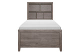 Woodrow Gray Bookcase Platform Bedroom Set