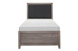 Woodrow Gray Bookcase Platform Bedroom Set