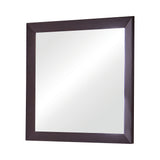 Kauffman Rectangular Mirror Dark Cocoa - Ella Furniture