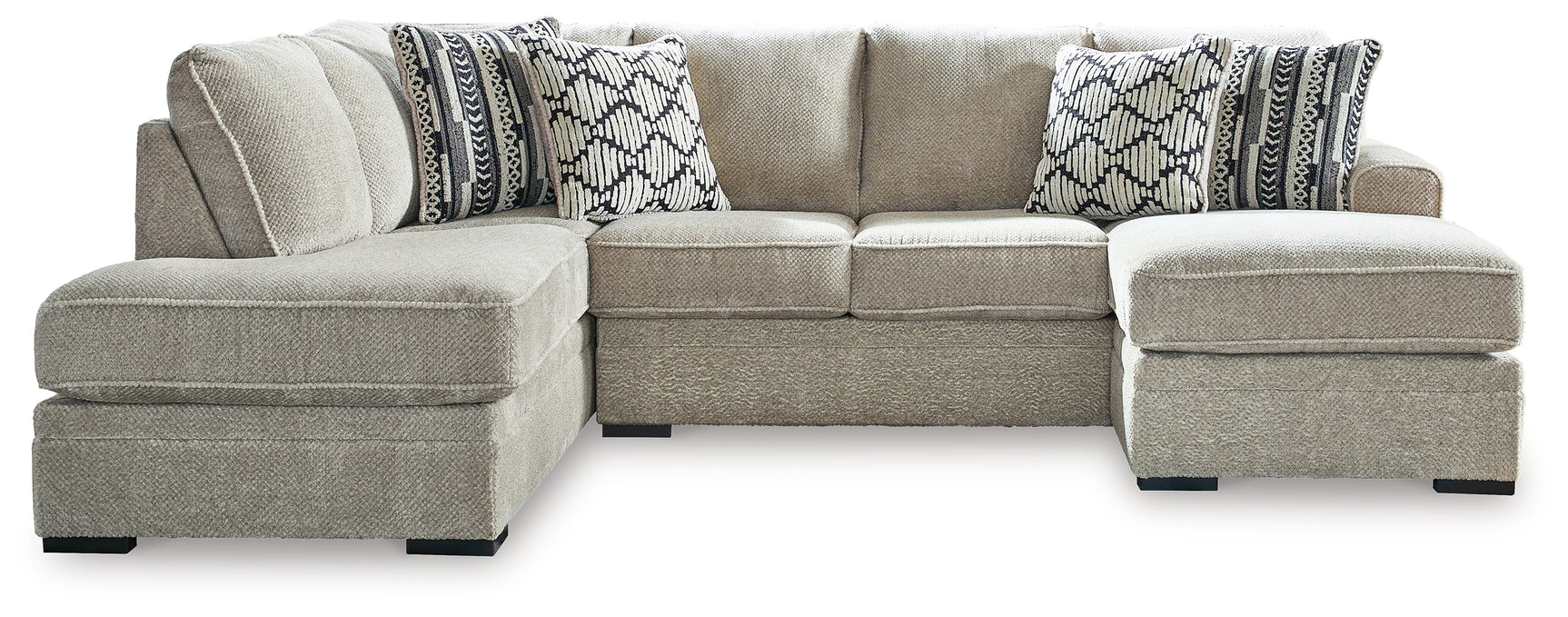 Detail close-up of Calnita Sisal Sectional Sofa