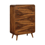 Robyn Rectangular Mirror with warm lighting