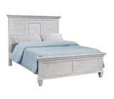 Franco Mirror antique white frame side detail