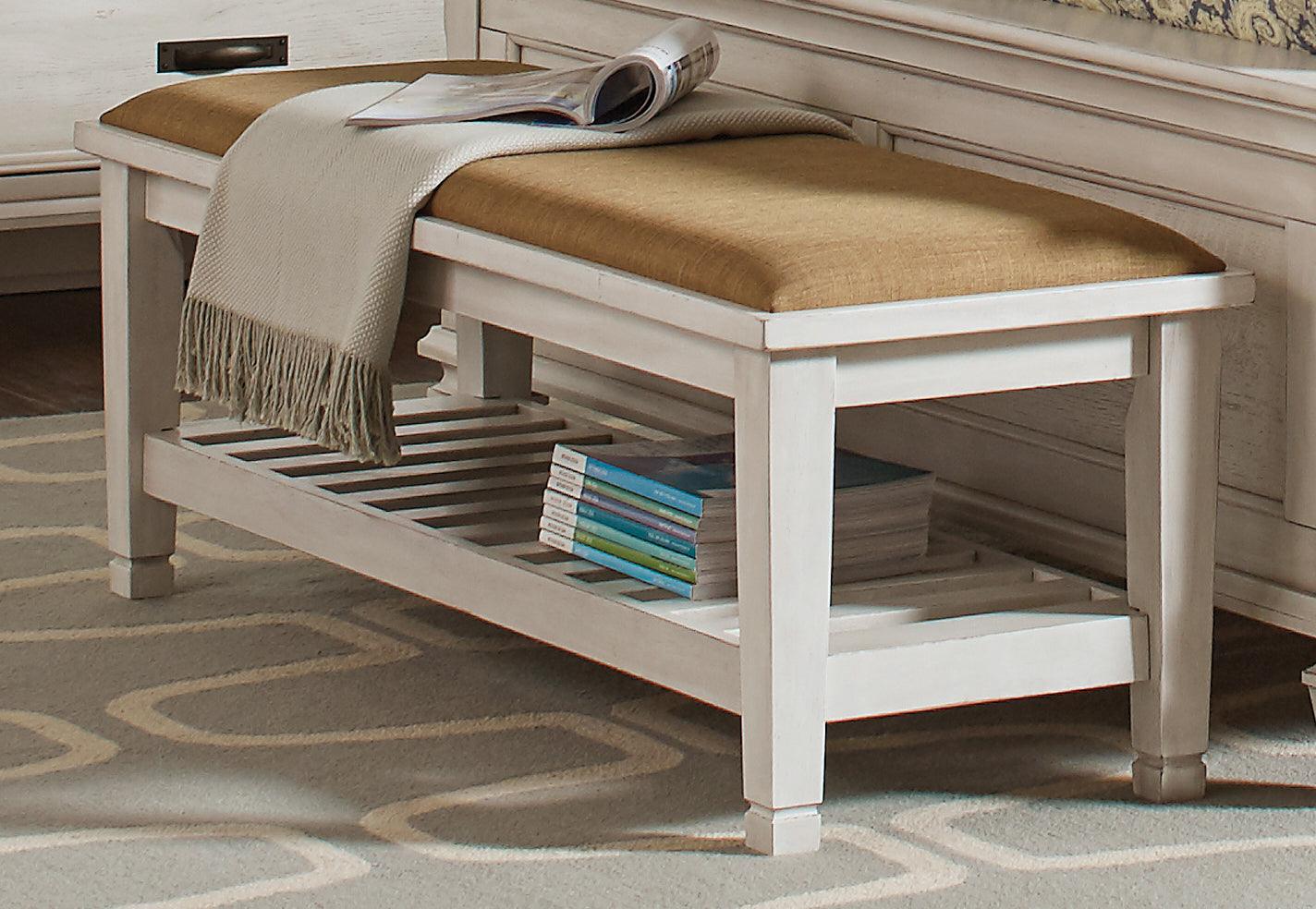 Franco 2-Drawer Nightstand top surface close-up