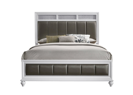 Barzini bed storage drawers under base open