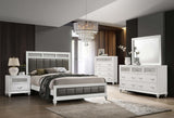 Barzini nightstand bottom shelf and overall profile
