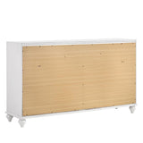 Barzini 7-Drawer Dresser drawer open showing felt lining