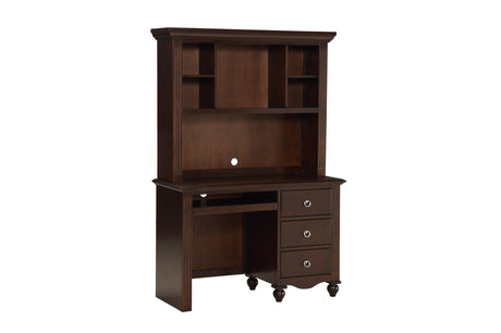 Meghan espresso finish full panel bed with dresser and mirror