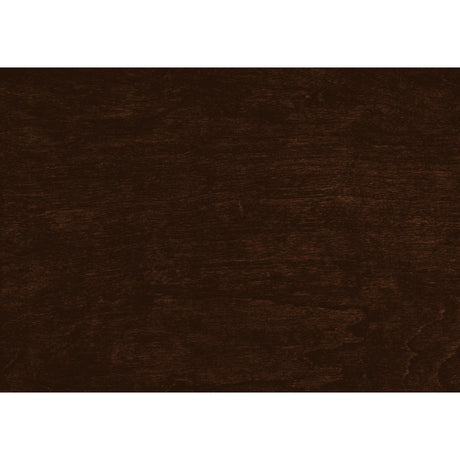 Meghan espresso full panel bed headboard close up