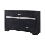 Miranda Rectangular Mirror Black - Ella Furniture