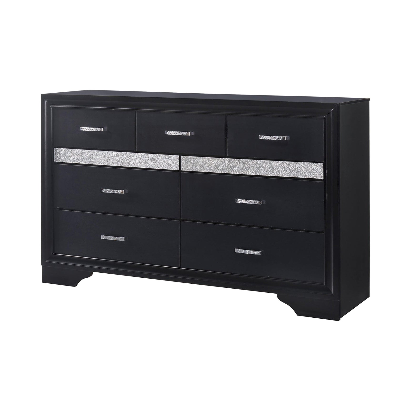 Miranda Rectangular Mirror Black - Ella Furniture