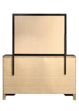 Miranda Rectangular Mirror Black - Ella Furniture