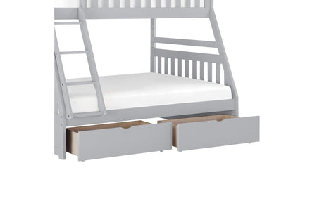 Orion Gray Youth bedroom set with mirror and chest