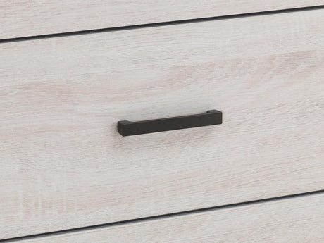 Brantford Coastal White Nightstand detailed drawer close-up
