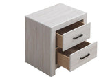 Brantford Coastal White Nightstand top surface