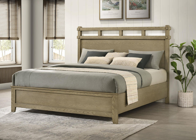 Hazlewood Eastern King Panel Bed headboard close-up