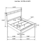 King-size bed setup in bedroom