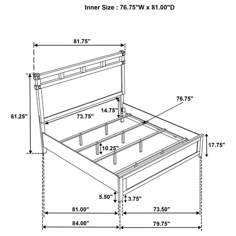 King-size bed setup in bedroom