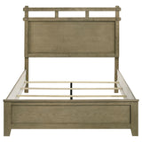Open slat headboard design of Hazlewood queen bed