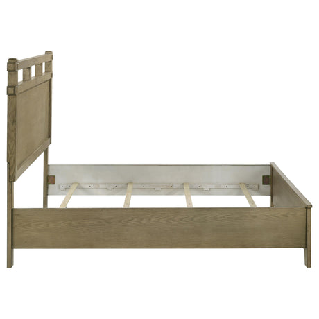 Back view of Hazlewood 59-inch queen panel bed