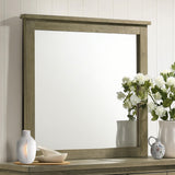 Hazlewood Dresser Mirror side angle showing frame detail