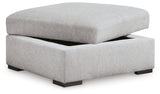 Gabyleigh ottoman closed top head-on view